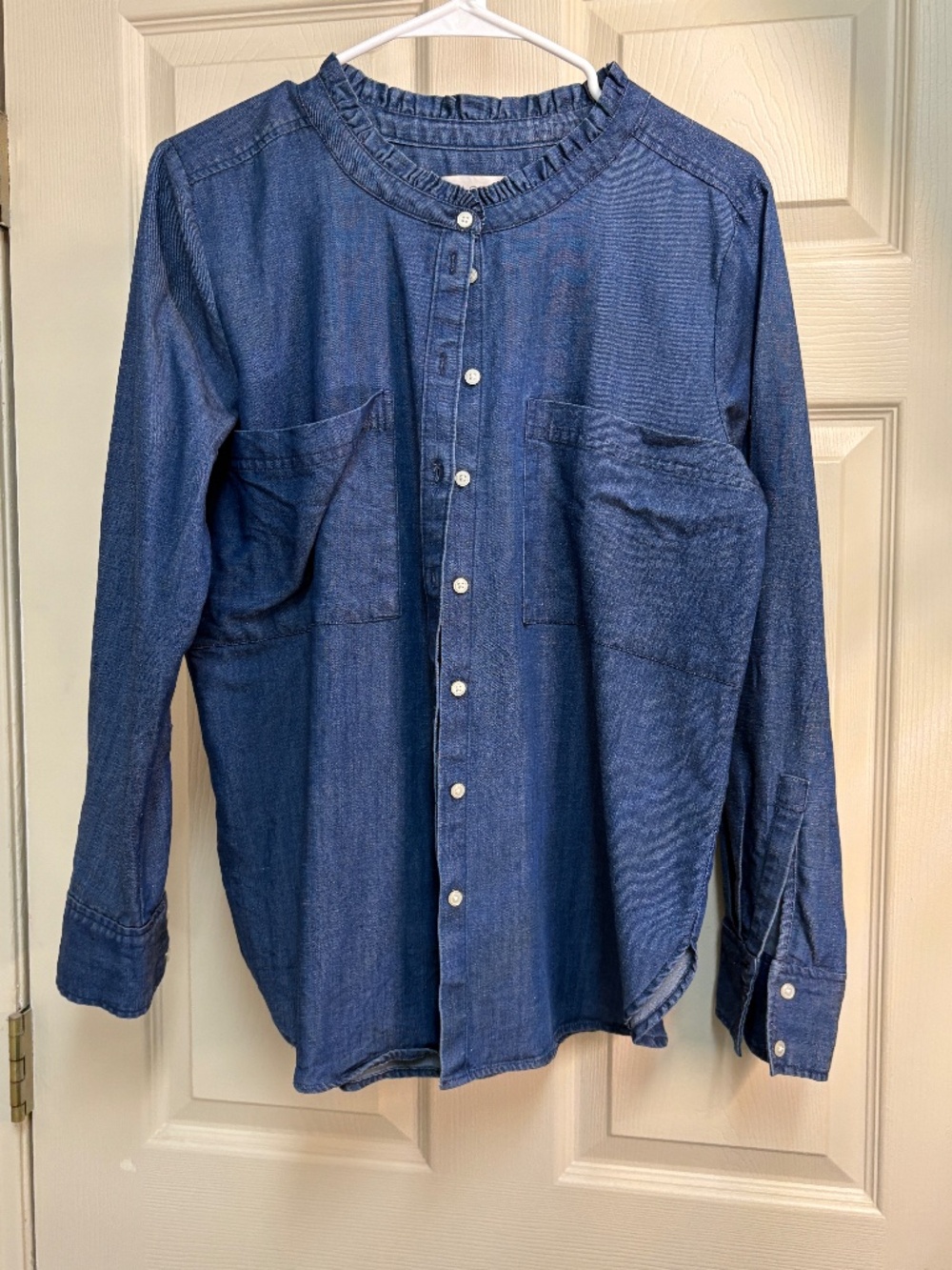 Loft chambray denim shirt